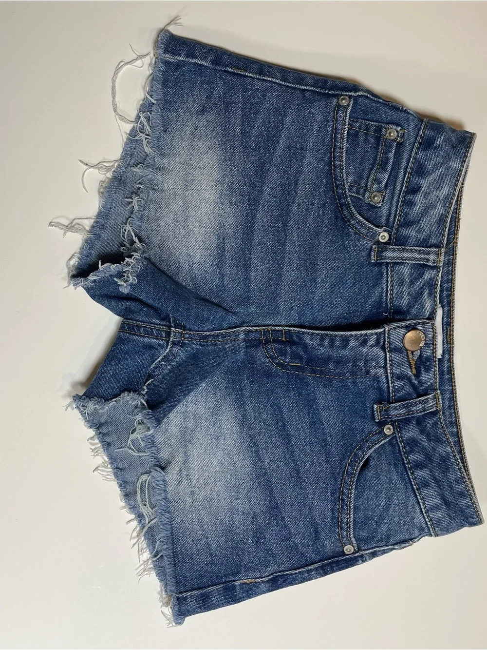 RSQ Distressed Denim Shorts - Blue